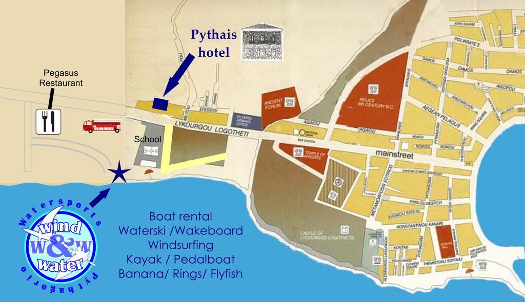 Pythais Hotel Pythagóreion Exterior foto
